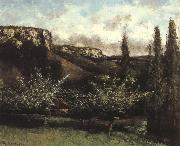 Gustave Courbet Garden oil painting artist